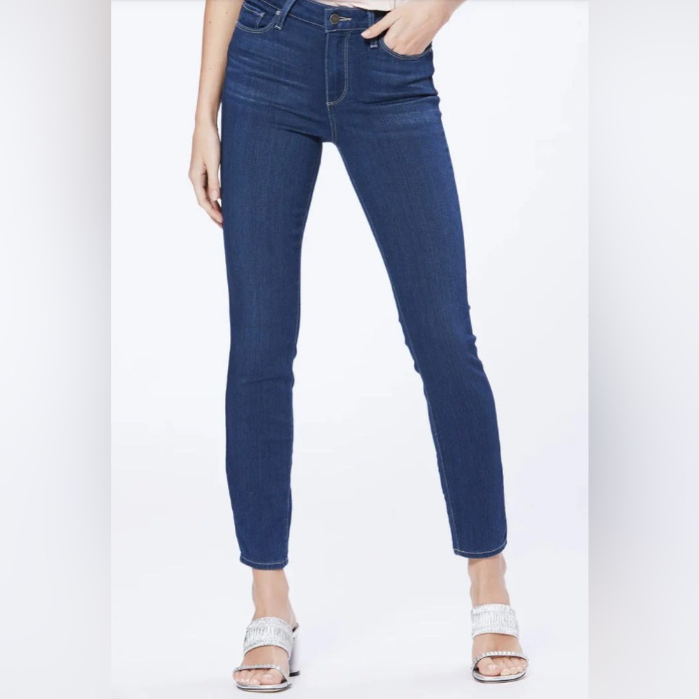 NWT Paige Denim Hoxton Ankle High Rise Skinny Sz 24 Petite Trisha Z568